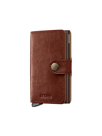 SECRID | Geldbörse PREMIUM MINIWALLET Bordeaux | braun